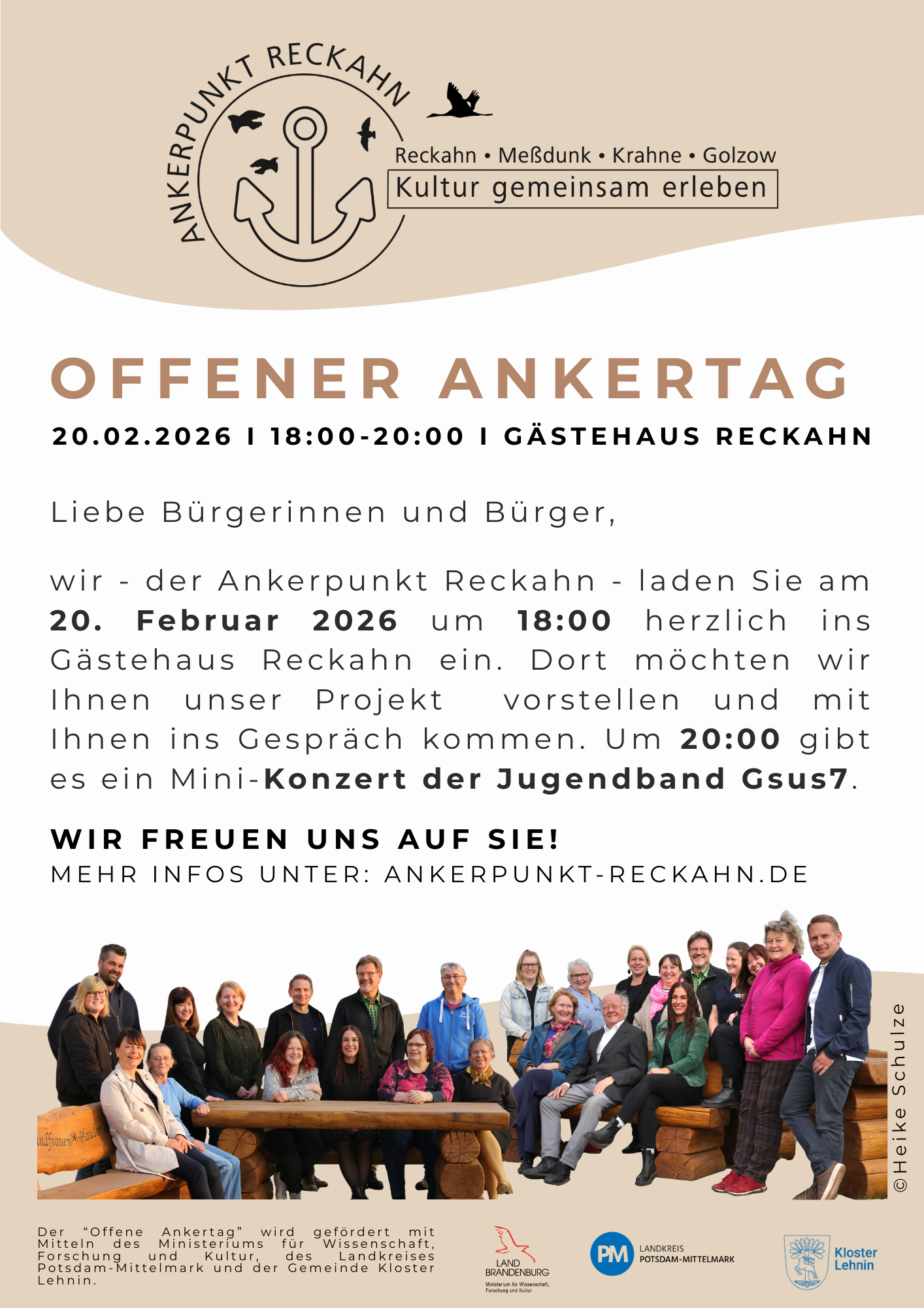 Offener Ankertag, Einladung