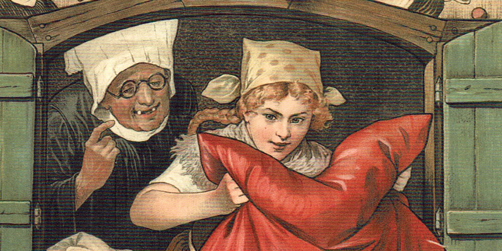 Frau Holle Gemälde